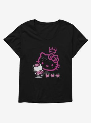 Hello Kitty Apples Womens T-Shirt Plus