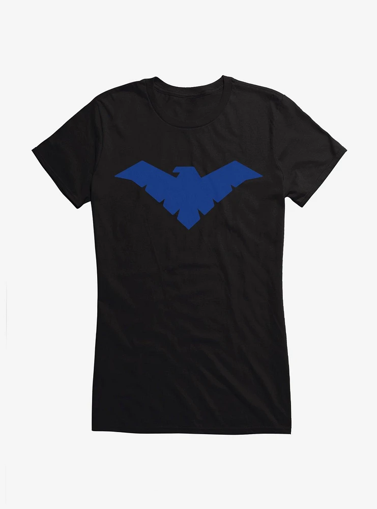 DC Comics Batman Solid Logo Girls T-Shirt