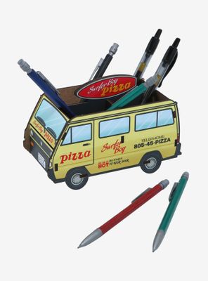 Stranger Things Surfer Boy Pizza Van Pencil Holder