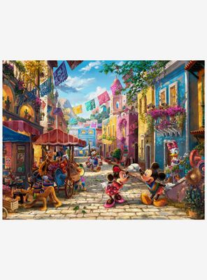 Disney Mickey Mouse Mickey And Minnie In Mexico 11" X 14" Art Print