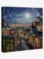 Disney The Aristocats Love Under The Moon 14" X 14" Gallery Wrapped Canvas