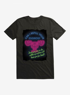 National Lampoon's Christmas Vacation Neon Can I Refill Your Eggnog T-Shirt