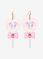Cinnamoroll Heart Lollipop Earrings