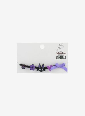 Her Universe Studio Ghibli Kiki's Delivery Service Jiji Purple Charm Cord Bracelet