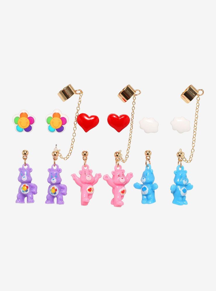 Care Bears Belly Badge Icons Earring Set