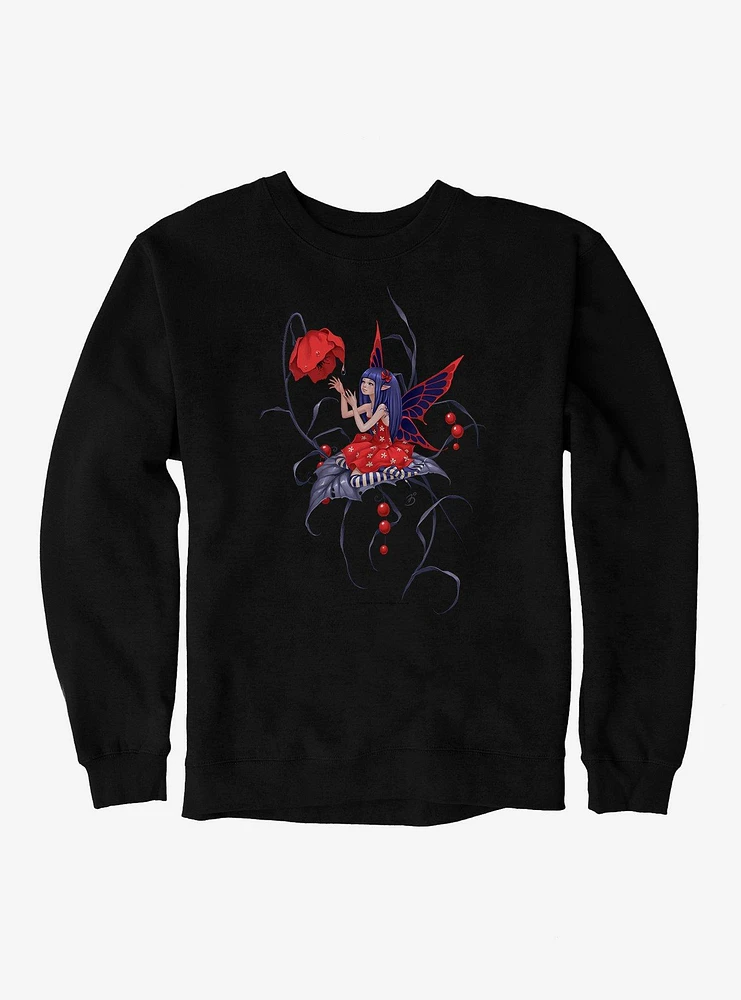 Fairies By Trick Red Daisy Fairy Sweatshirt