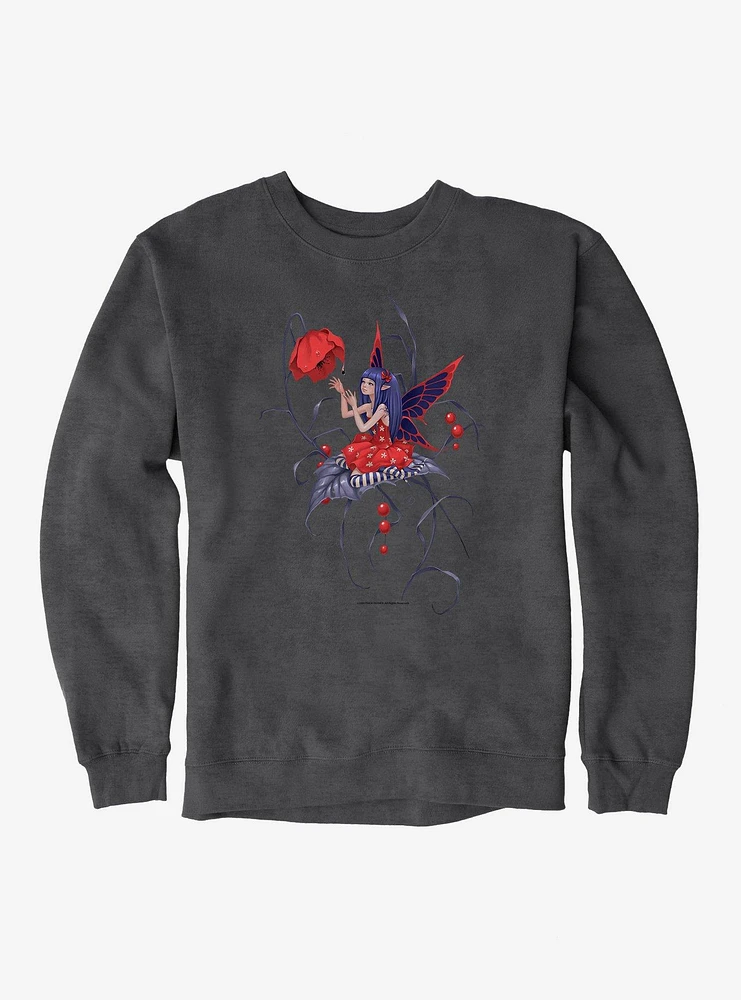 Fairies By Trick Red Daisy Fairy Sweatshirt