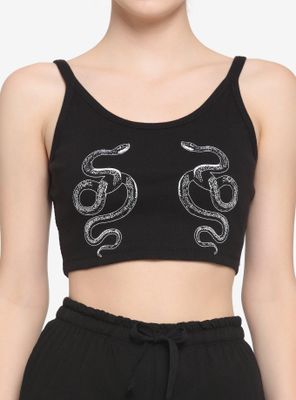 Coiled Snakes Girls Crop Cami