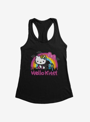 Hello Kitty Rainbow Graffiti Womens Tank Top
