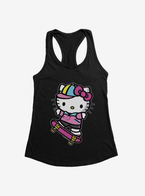 Hello Kitty Skateboard Womens Tank Top