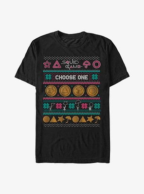 Squid Game Dagalog Cookie Ugly Sweater T-Shirt