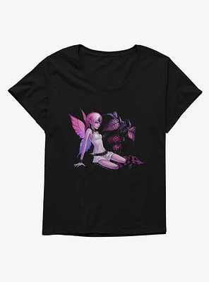 Fairies By Trick Emo Fairy Girls T-Shirt Plus