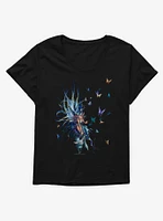 Fairies By Trick Kitty Kat Fairy Girls T-Shirt Plus