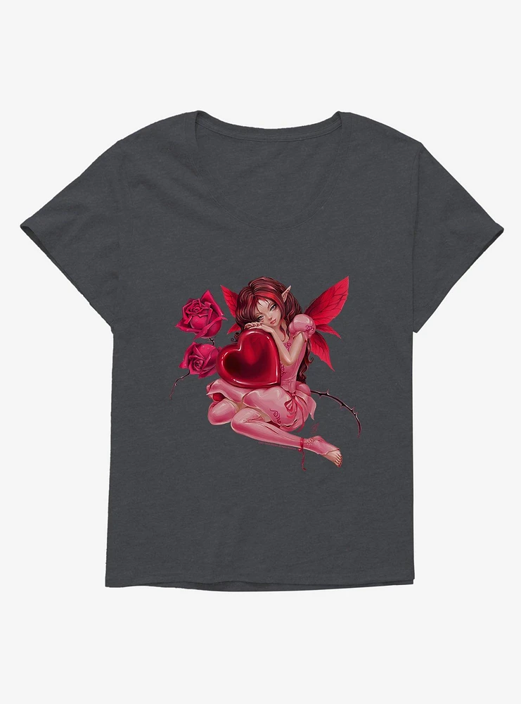Fairies By Trick Love Fairy Girls T-Shirt Plus