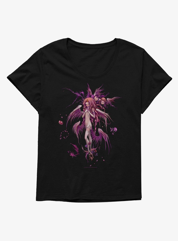 Fairies By Trick Night Time Fairy Girls T-Shirt Plus