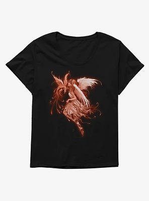 Fairies By Trick Swan Fairy Girls T-Shirt Plus