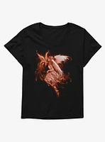 Fairies By Trick Swan Fairy Girls T-Shirt Plus