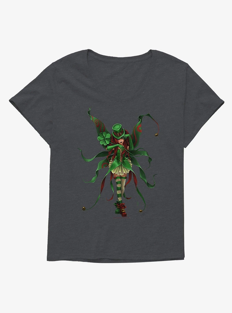 Fairies By Trick Clover Magic Fairy Girls T-Shirt Plus