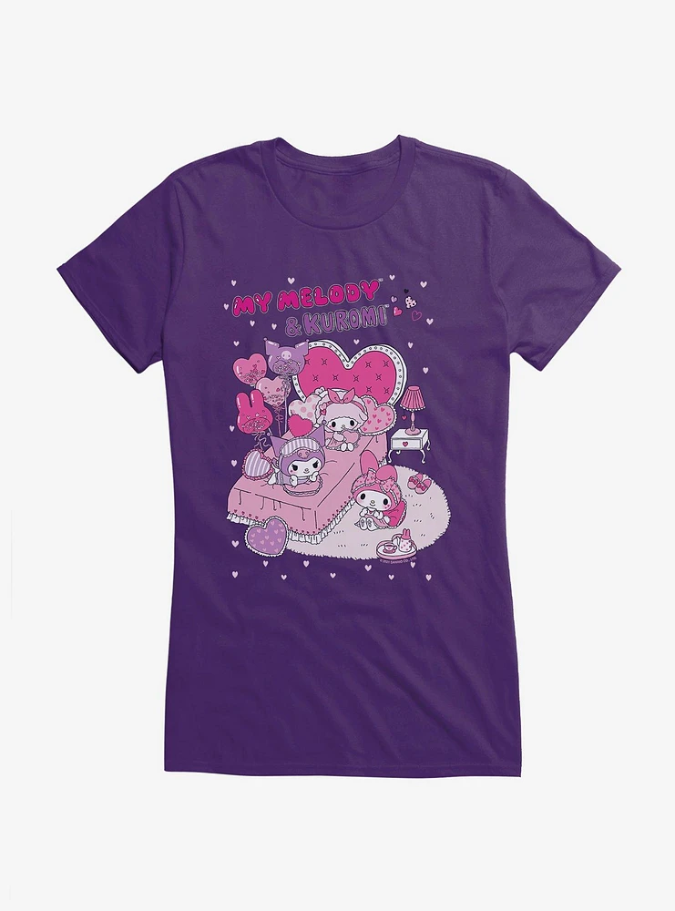 My Melody & Kuromi Sleepover Girls T-Shirt