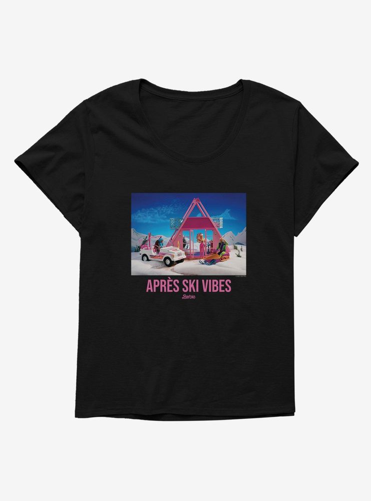 Barbie Holiday Ski Vibes Womens T-Shirt Plus