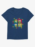Keroppi Four Square Girls T-Shirt Plus