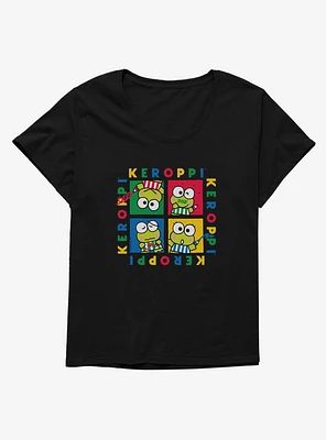 Keroppi Four Square Girls T-Shirt Plus