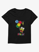 Keroppi Up and Girls T-Shirt Plus