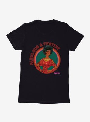 Barbie Holiday Fab And Festive Womens T-Shirt