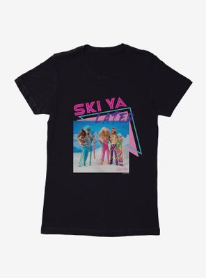 Barbie Holiday Ski Ya Later Womens T-Shirt