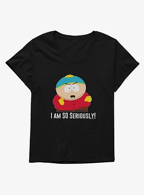 South Park Season Reference Cartman Seriously Girls T-Shirt Plus