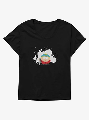 South Park Season Reference Cartman Spray Paint Girls T-Shirt Plus