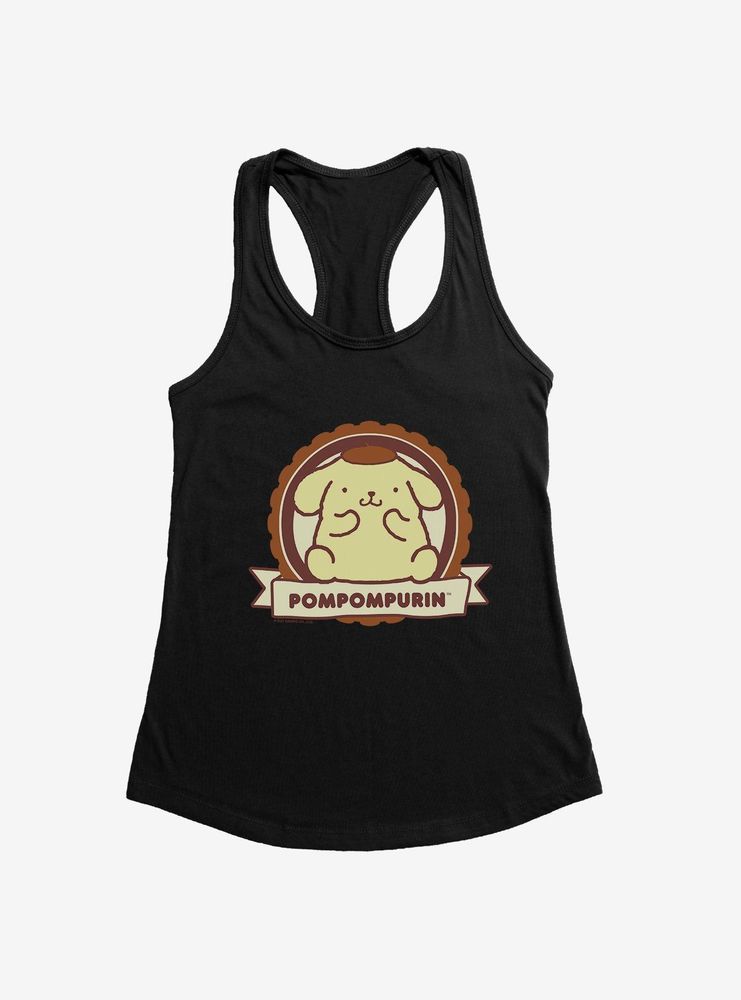 Pompompurin Badge Womens Tank Top