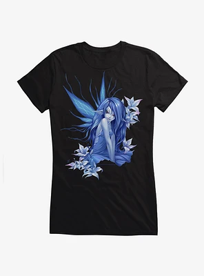 Fairies By Trick Blue Wing Girls T-Shirt