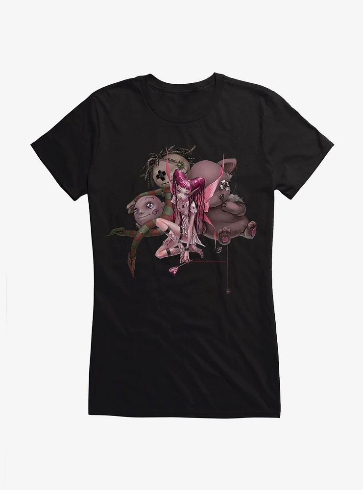 Fairies By Trick Teddy Fairy Girls T-Shirt