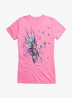 Fairies By Trick Kitty Kat Fairy Girls T-Shirt