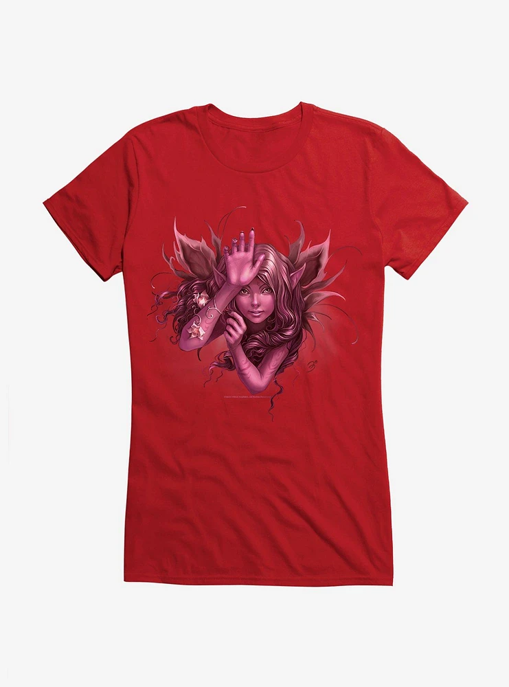 Fairies By Trick Violet Fairy Girls T-Shirt
