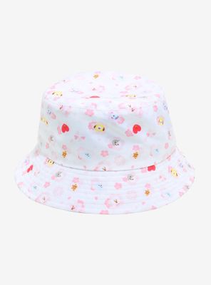 BT21 Cherry Blossom Bucket Hat