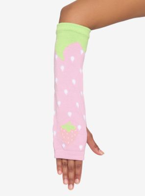 Pink Strawberry Arm Warmers