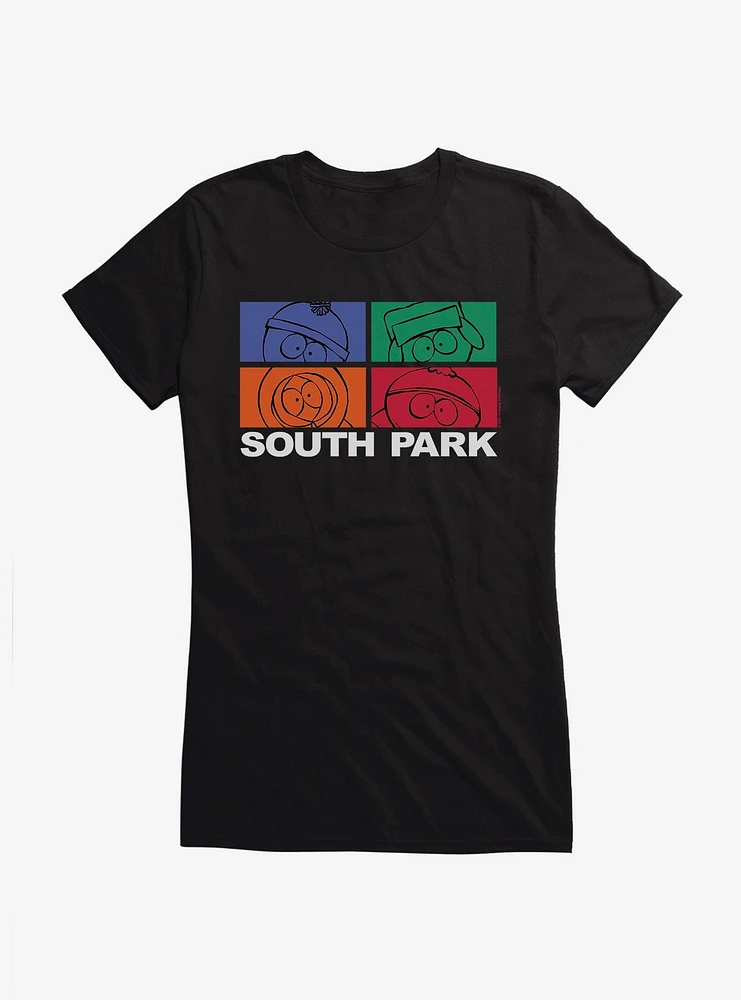 South Park Faces Girls T-Shirt