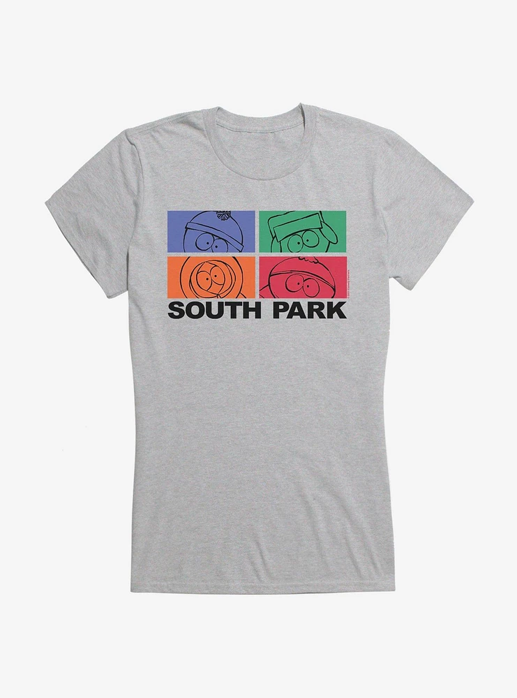 South Park Faces Girls T-Shirt