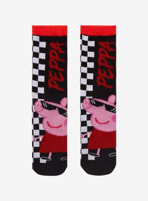 Peppa Pig Checkered Crew Socks