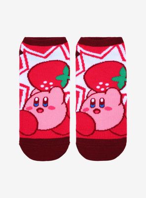 Kirby Strawberry No-Show Socks