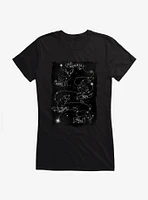 Harry Potter Marauder's Map B&W Girls T-Shirt