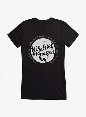 Harry Potter Mischief Managed Circular Logo Girls T-Shirt