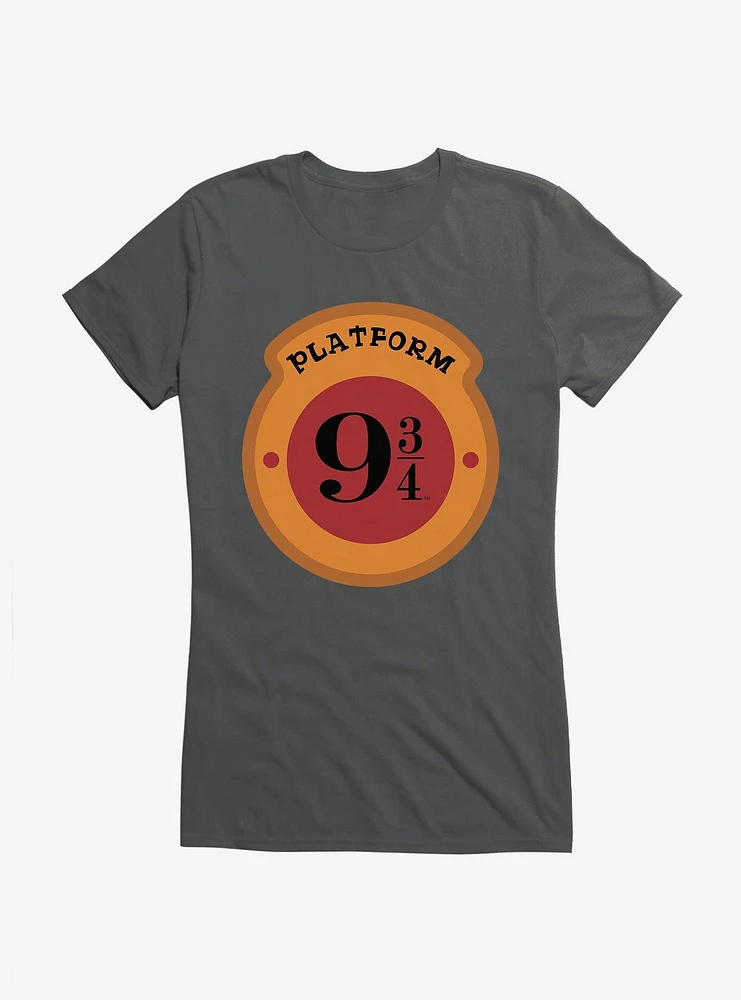 Harry Potter Platform 9 3/4 Logo Girls T-Shirt