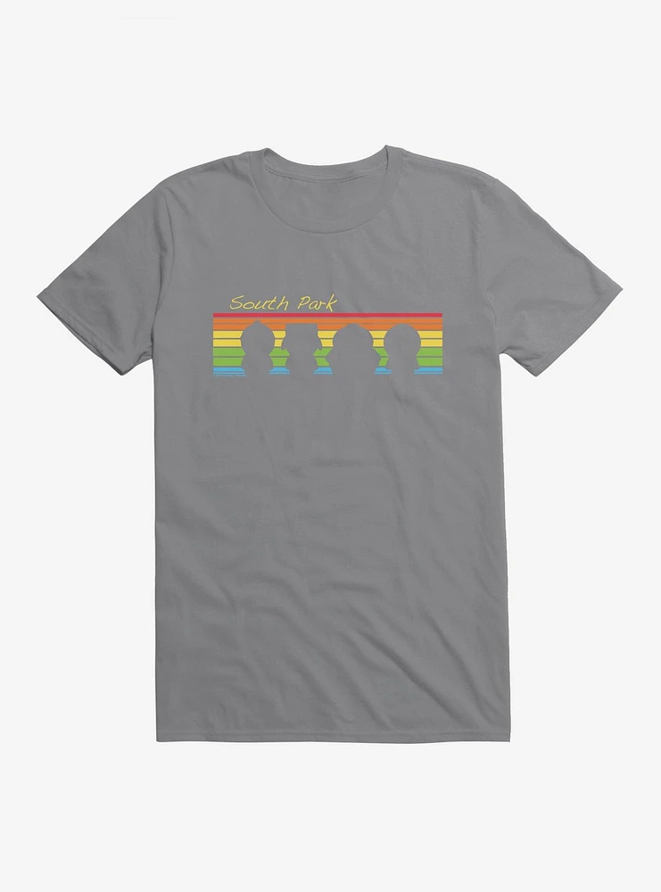 South Park Rainbow Silhouette T-Shirt