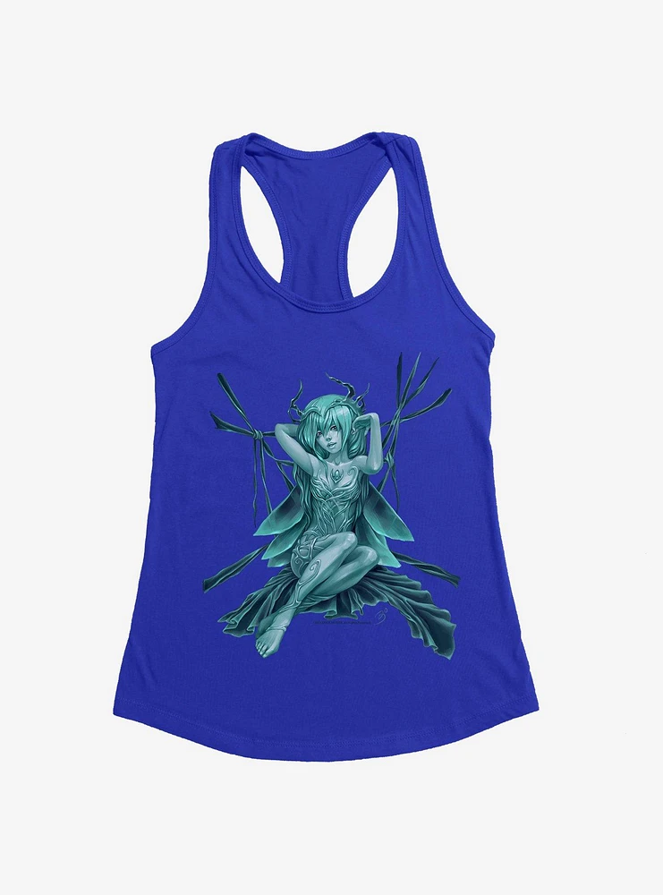 Fairies By Trick Turquoise Fairy Girls Tank
