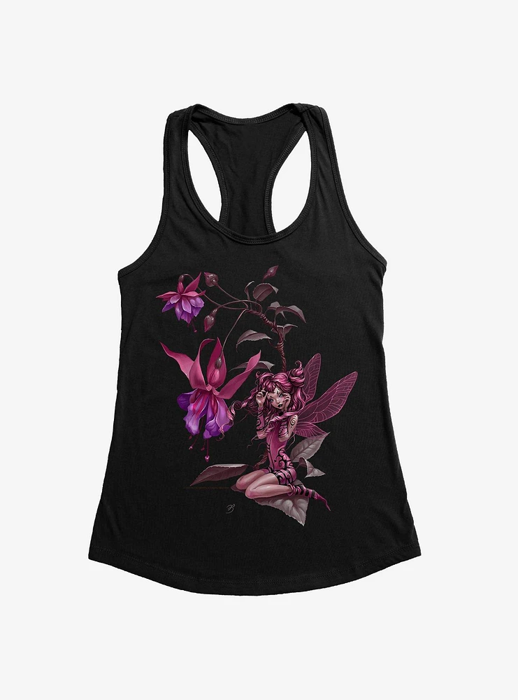 Fairies By Trick Purple Flower Fairy Girls Tank