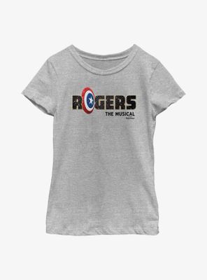 Marvel Hawkeye Rogers: The Musical Logo Youth Girls T-Shirt