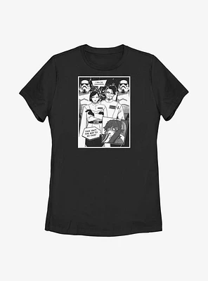 Star Wars: Visions Lop & Ocho Comic Panel Womens T-Shirt